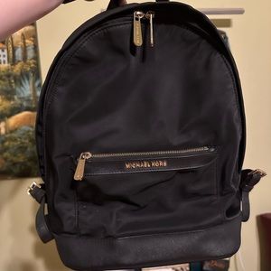 Black Michael Kors Backpack